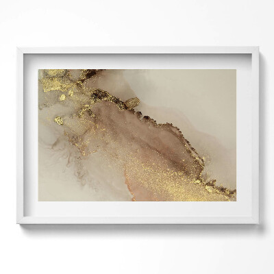 Tablou rama excepţional Aur abstract