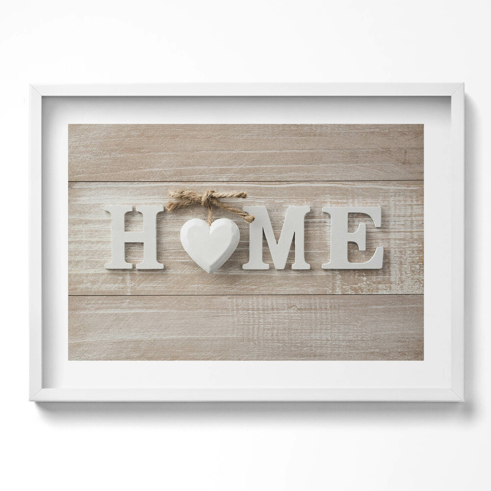 Tablou rama excepţional Inscripția acasă