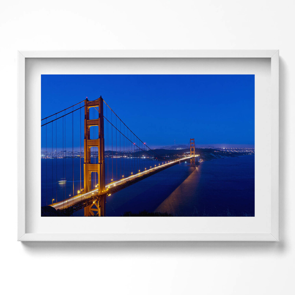 Tablou rama excepţional Vedere a podului Golden Gate