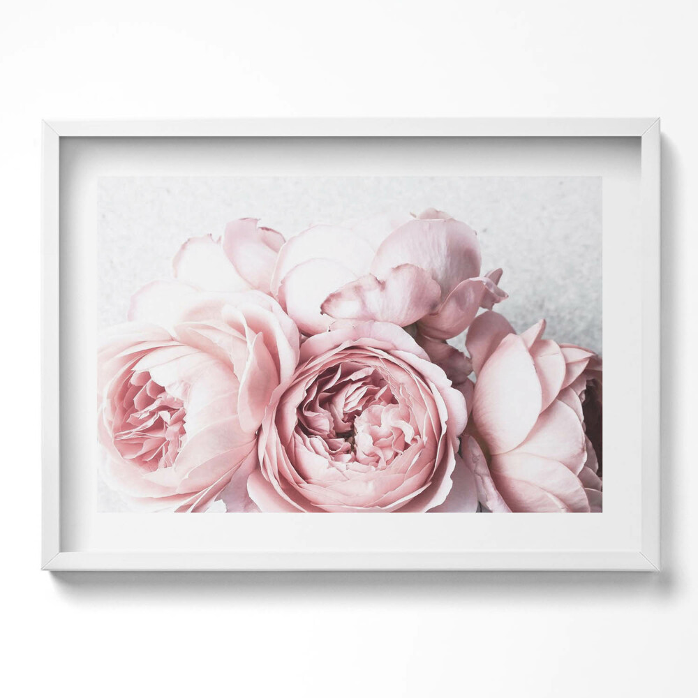 Tablou rama excepţional Buchet romantic delicat de flori