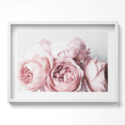 Tablou rama excepţional Buchet romantic delicat de flori