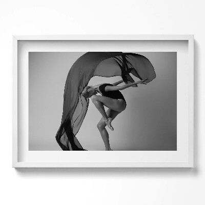 Tablou living cu rama excepţional O fotografie cu o dansatoare care dansează