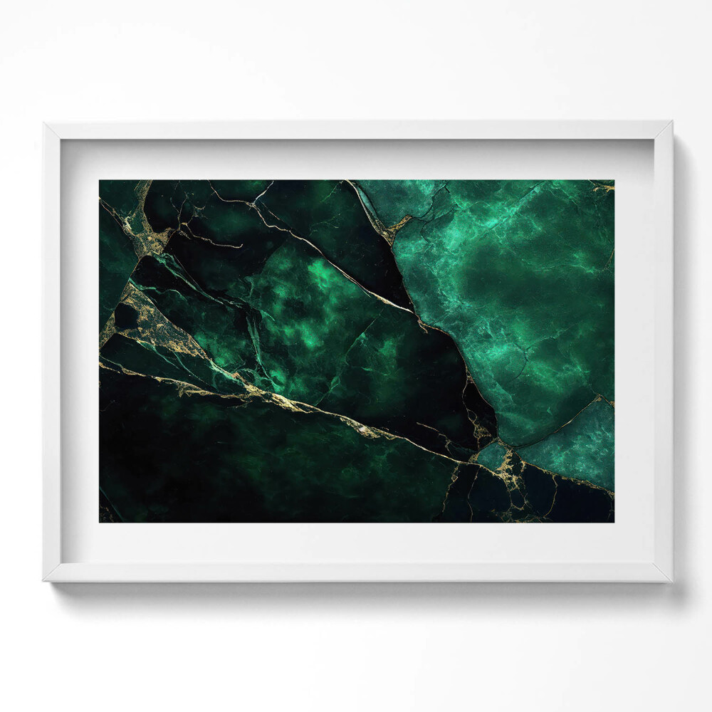 Tablou rama excepţional Textură de piatră glamour