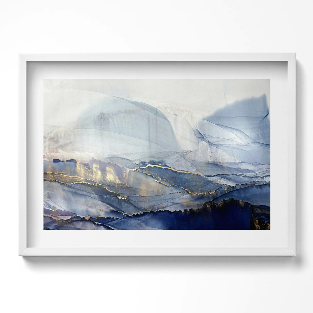 Tablou rama excepţional Abstracție cu aur