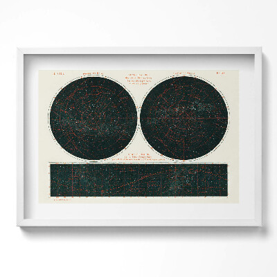 Tablou rama excepţional Grafică cerească și spațială