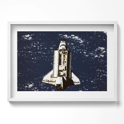 Tablou living cu rama excepţional navă spațială NASA