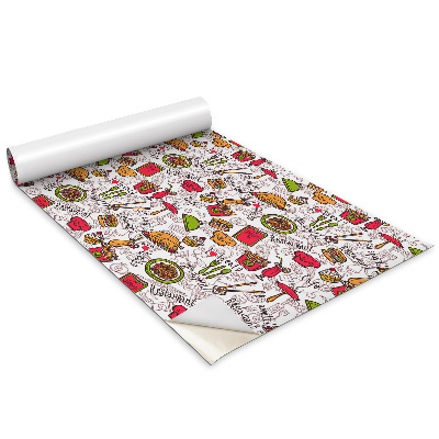 Autocolante mobila copii Poftă bună la restaurant