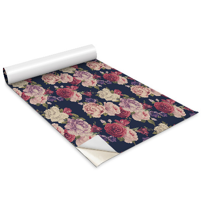 Autocolante mobila Flori de trandafir colorate