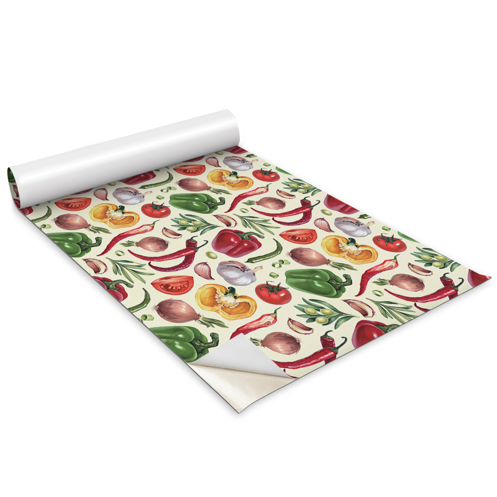 Autocolante mobila copii Legume colorate de desene animate