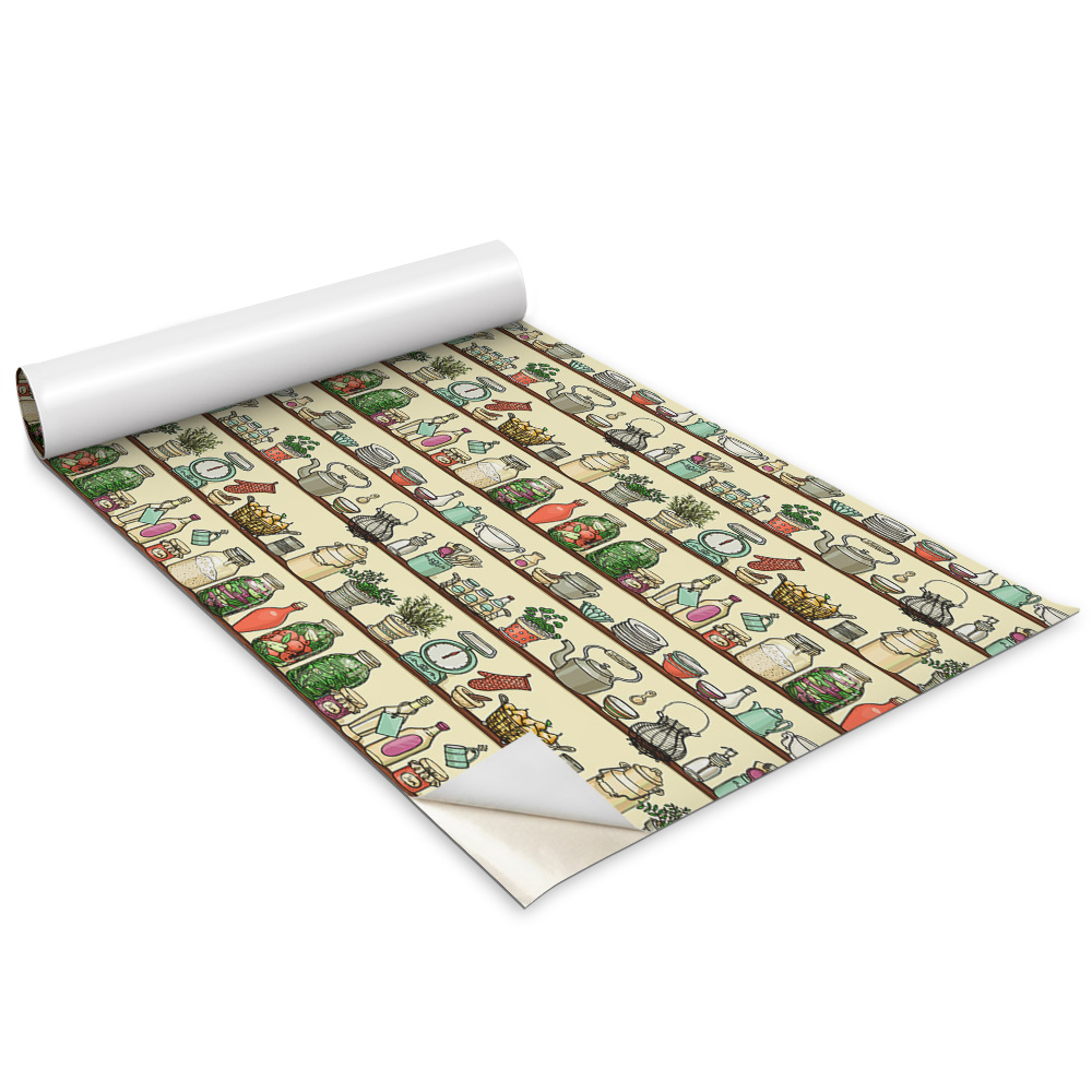 Autocolante mobila Articole de bucătărie din desene animate