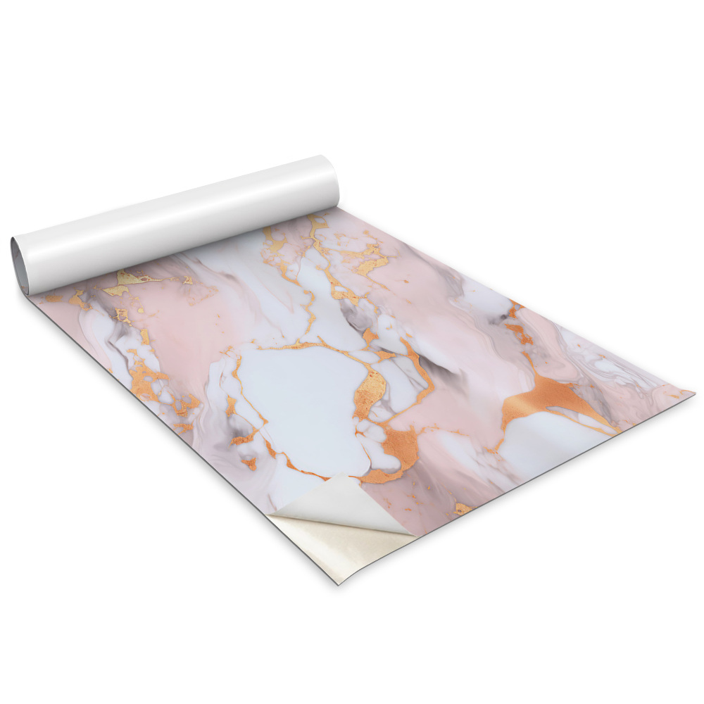 Autocolante mobila Marmură roz pastel