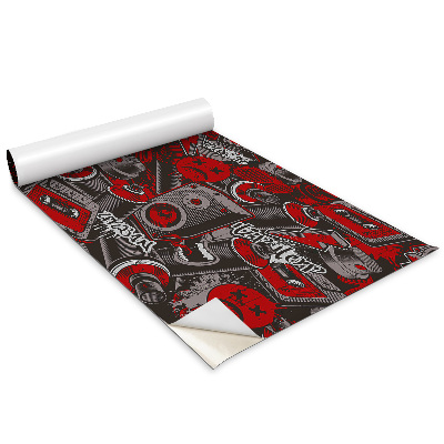 Autocolante mobila Spray muzical Graffiti