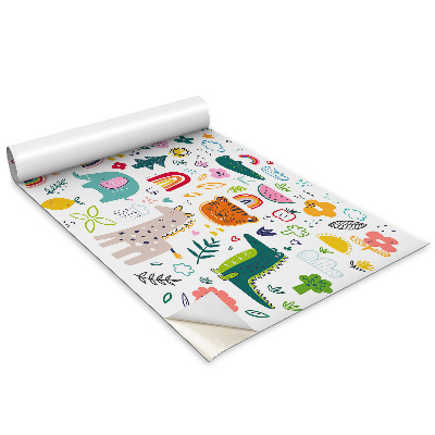 Autocolante mobila Animale colorate pentru camera copiilor