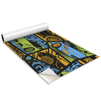 Autocolante mobila copii Mașini de curse pentru camera unui adolescent