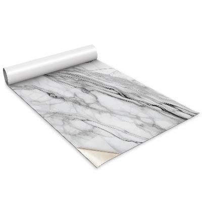 Autocolante mobila Marmură deschisă la culoare cu vene negre