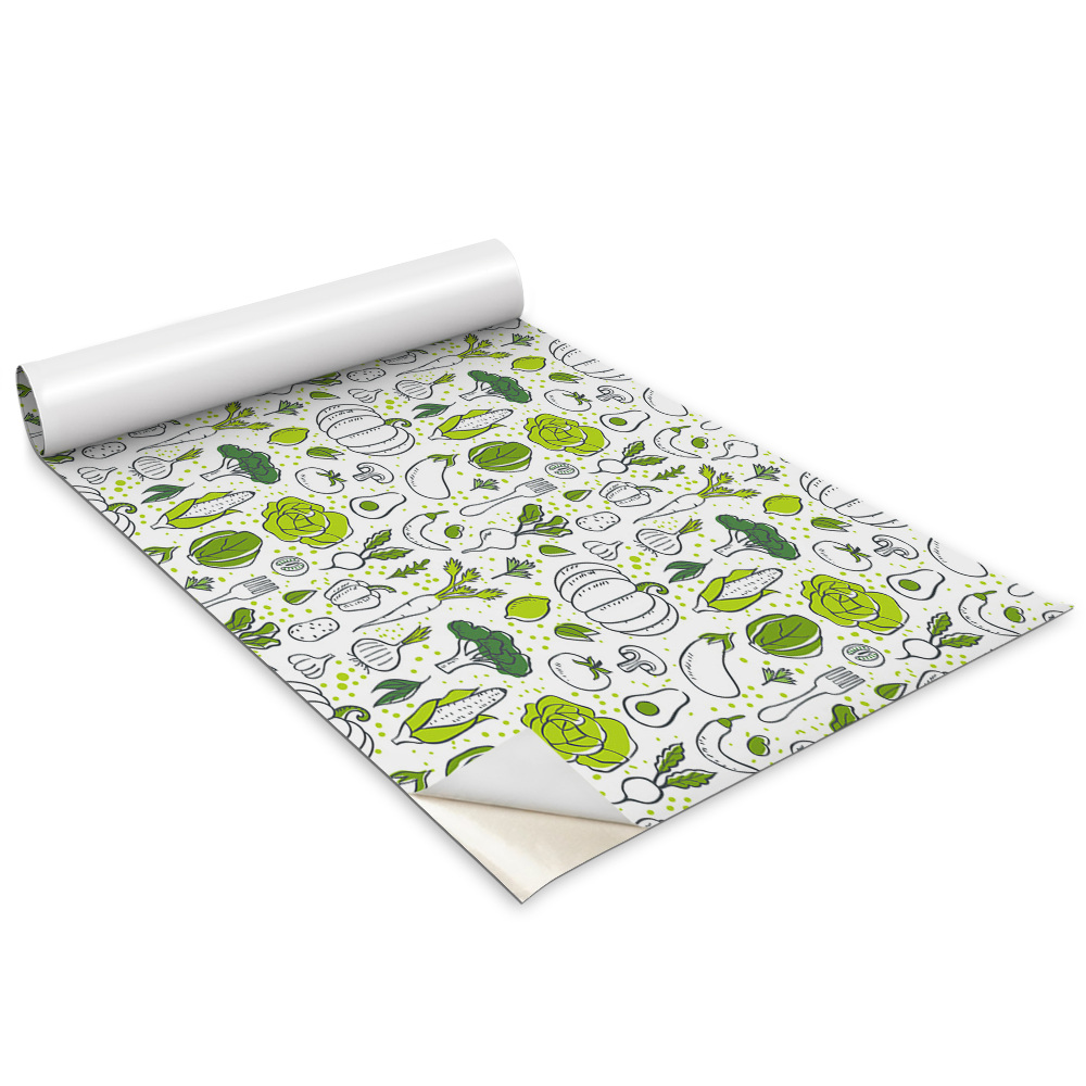 Autocolante mobila Legume verzi de desene animate