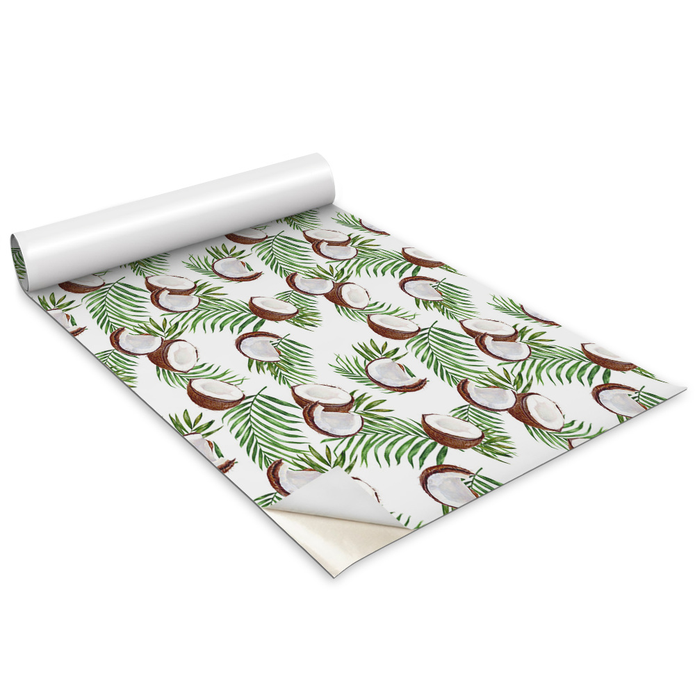 Autocolante mobila Nuci de cocos și palmier