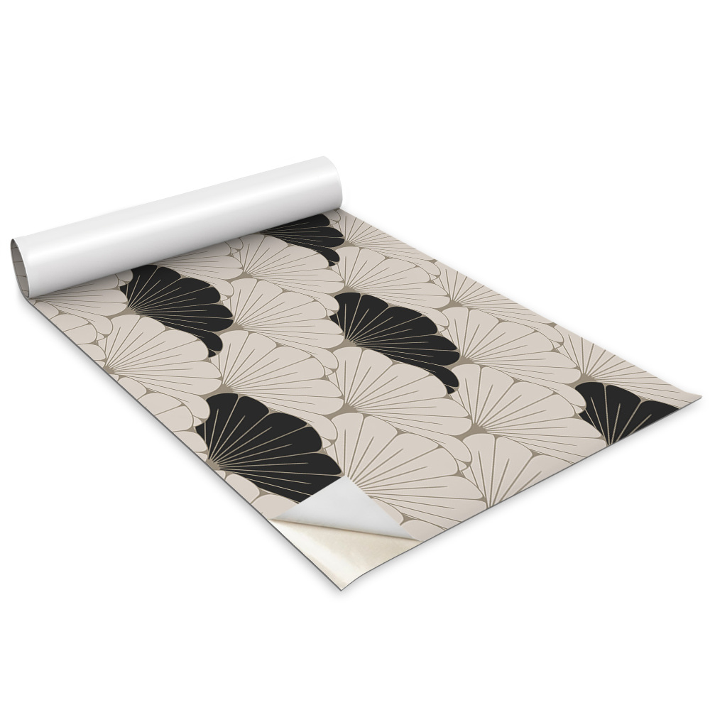 Autocolante mobila Ilustrație cu frunze