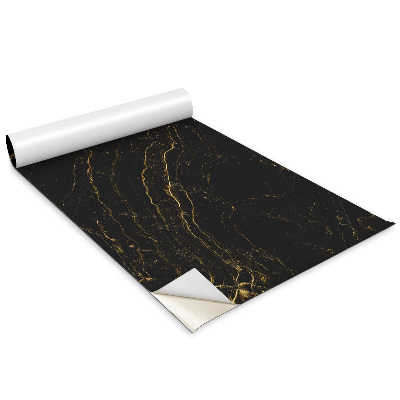 Autocolante mobila Model negru asemănător marmurei