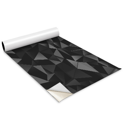 Autocolante mobila Efect 3D cu triunghiuri întunecate