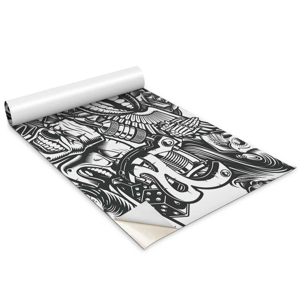 Autocolante mobila copii Cranii și clovni