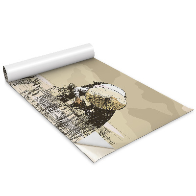 Autocolante mobila Recoltarea orezului