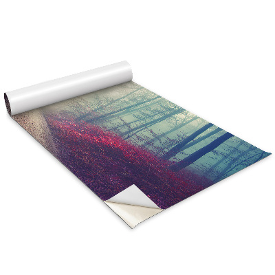 Autocolante mobila Cale de pădure Ceață de toamnă