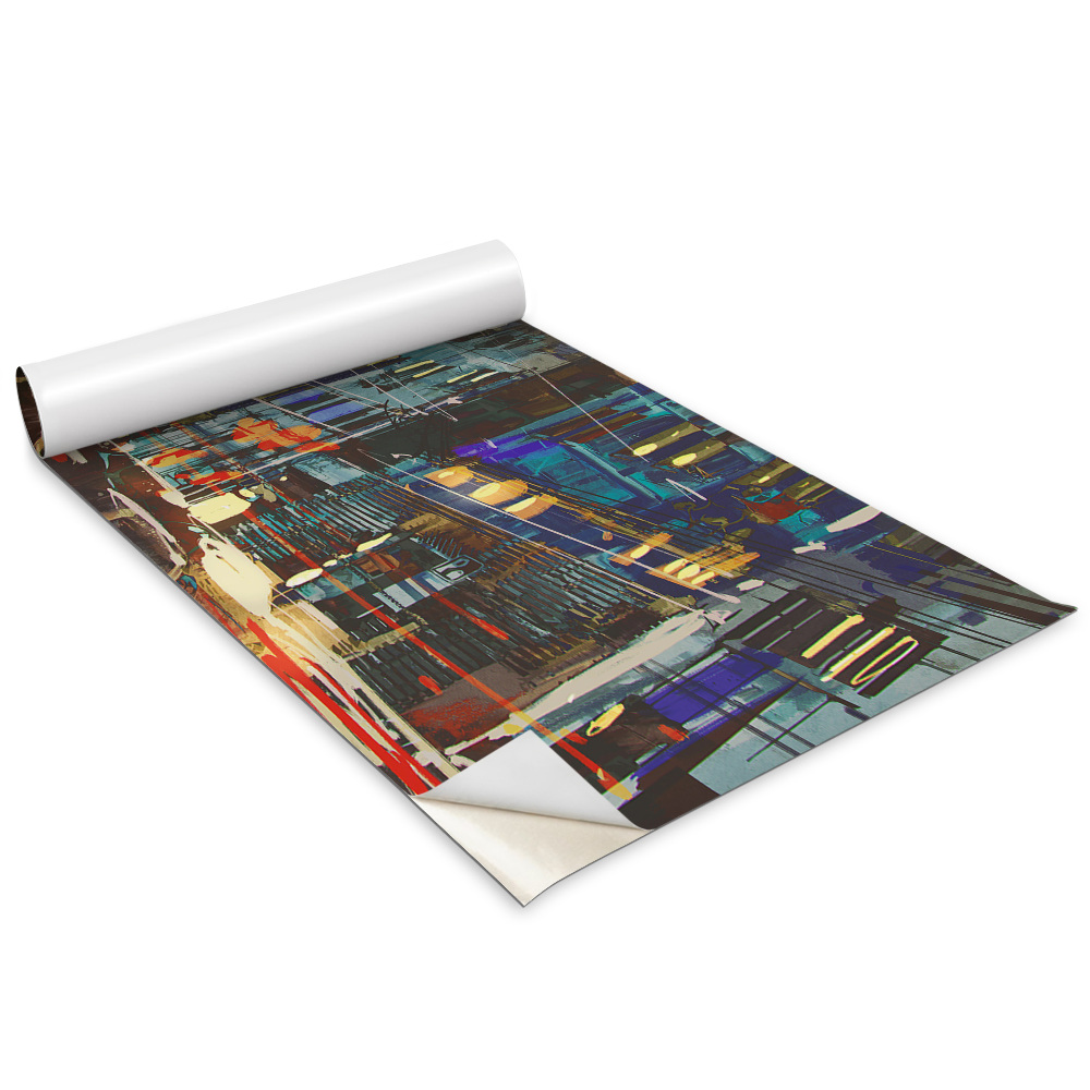 Autocolante mobila copii Oraș aglomerat noaptea