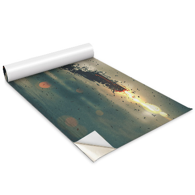 Autocolante mobila Personaj fantastic cu armă