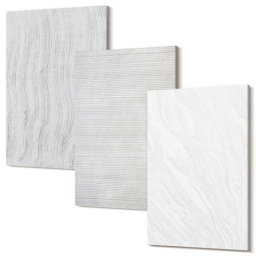 Set tablouri canvas triptic Snururi strălucitoare structurează modele în nisip