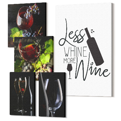 Set tablouri 5 piese Accesorii elegante pentru degustare de vinuri și vinuri