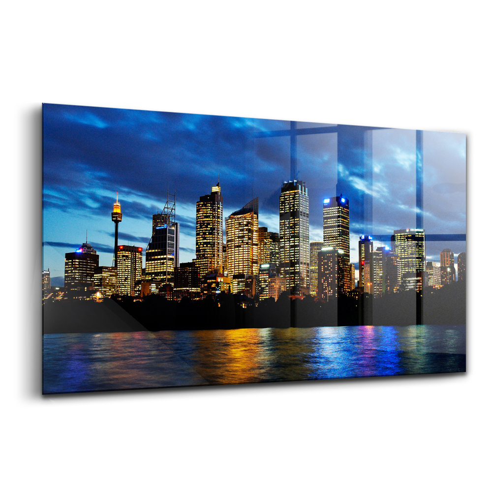 Tablou pe sticlă Plimbare de seară la Sydney Hour