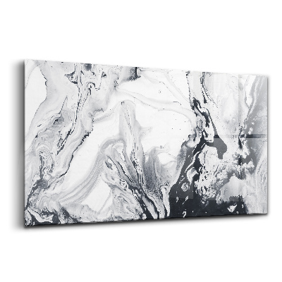 Tablou din sticlă Abstracție cerneală cerneală marmură