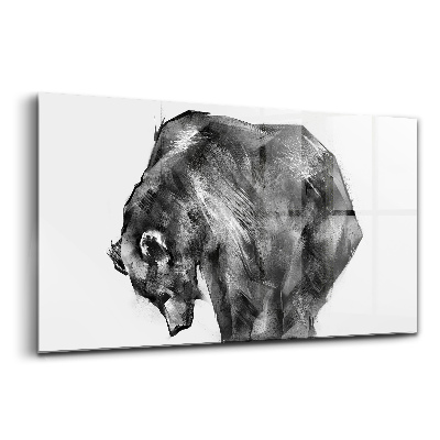 Tablou sticlă Privește-ți temerile în ochi