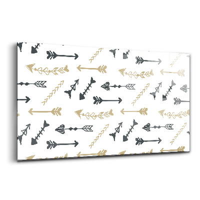 Tablou din sticlă Model geometric hipster