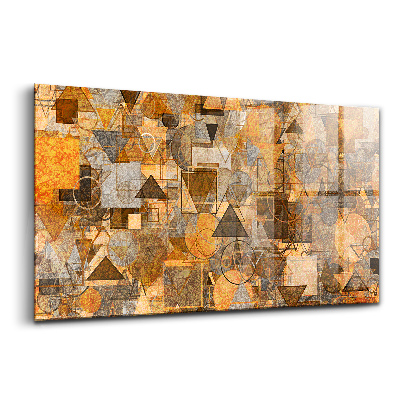 Tablou de sticlă Forme geometrice
