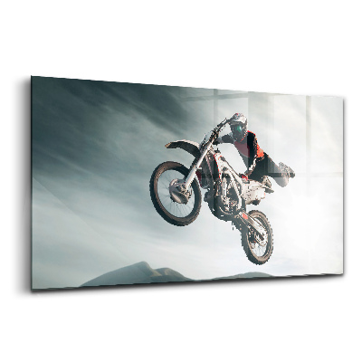 Tablou de sticlă Adrenalină în stil motor