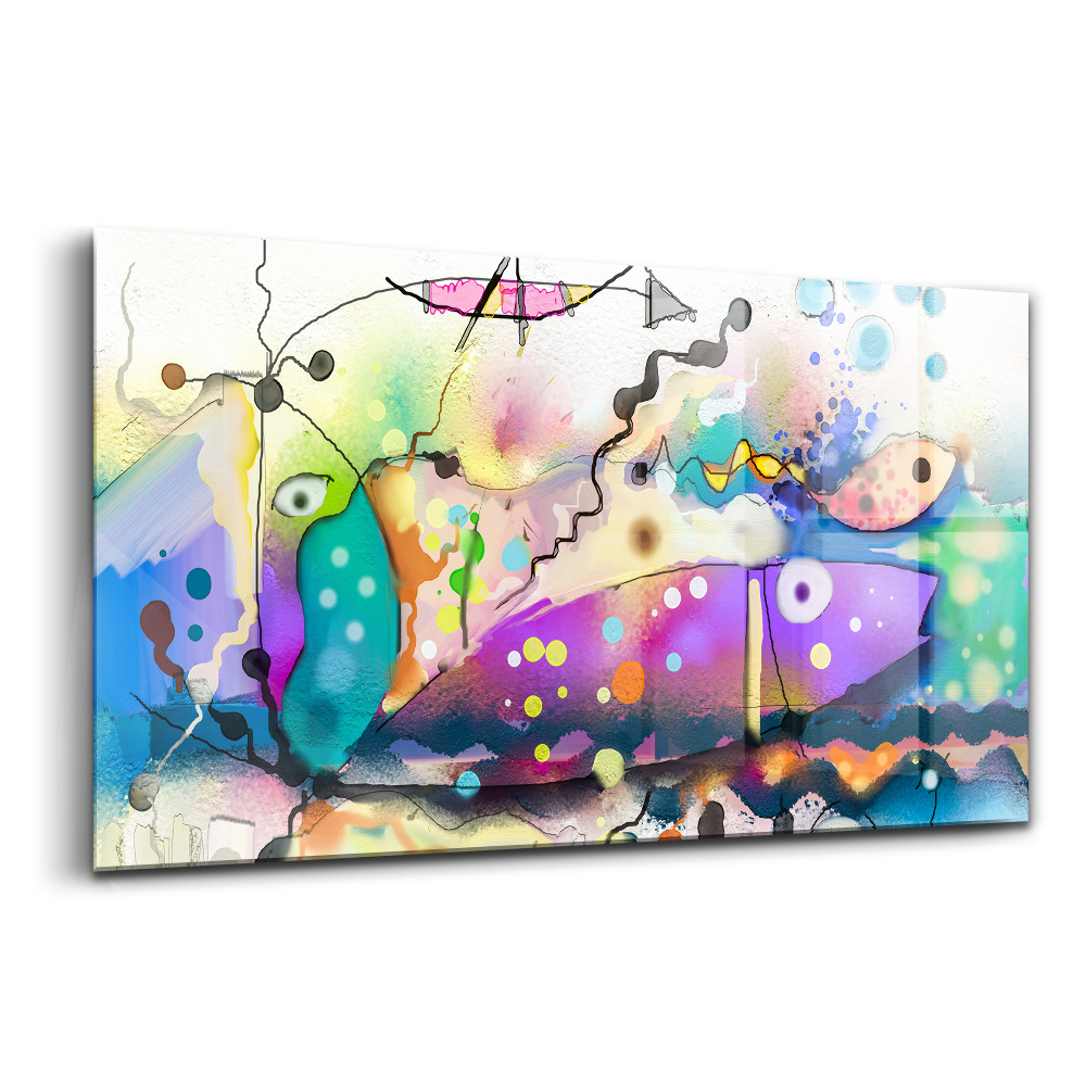 Tablou de sticlă Imagine cu pești în mare