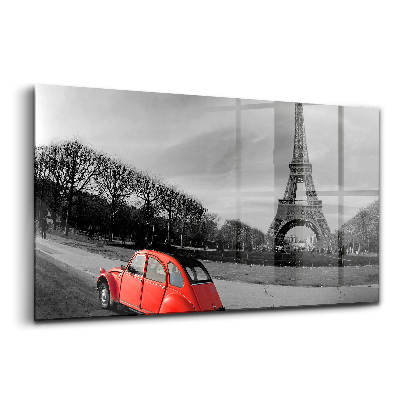 Tablou de sticlă Contrastul culorilor