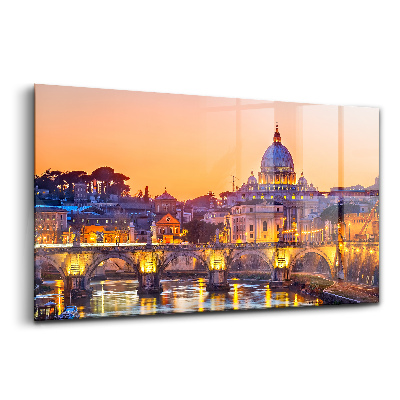 Tablou pe sticlă Catedrala Sfântul Petru din Roma
