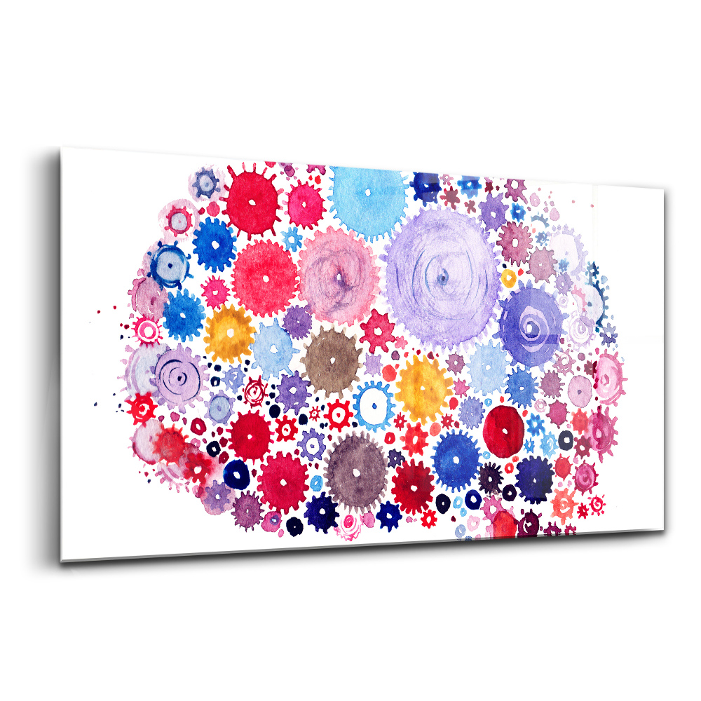 Tablou din sticlă Ilustrație abstractă colorată