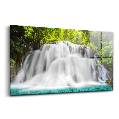 Tablou sticlă Cascada Huai Mae Khamin