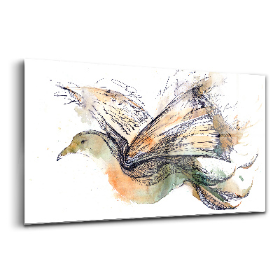 Tablou de sticlă Carte de păsări