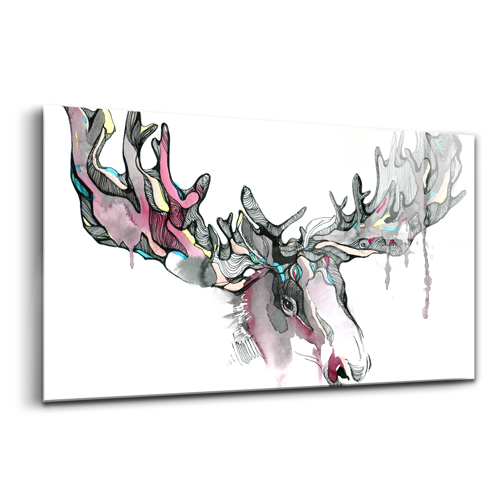 Tablou sticlă Rezumat al elanului