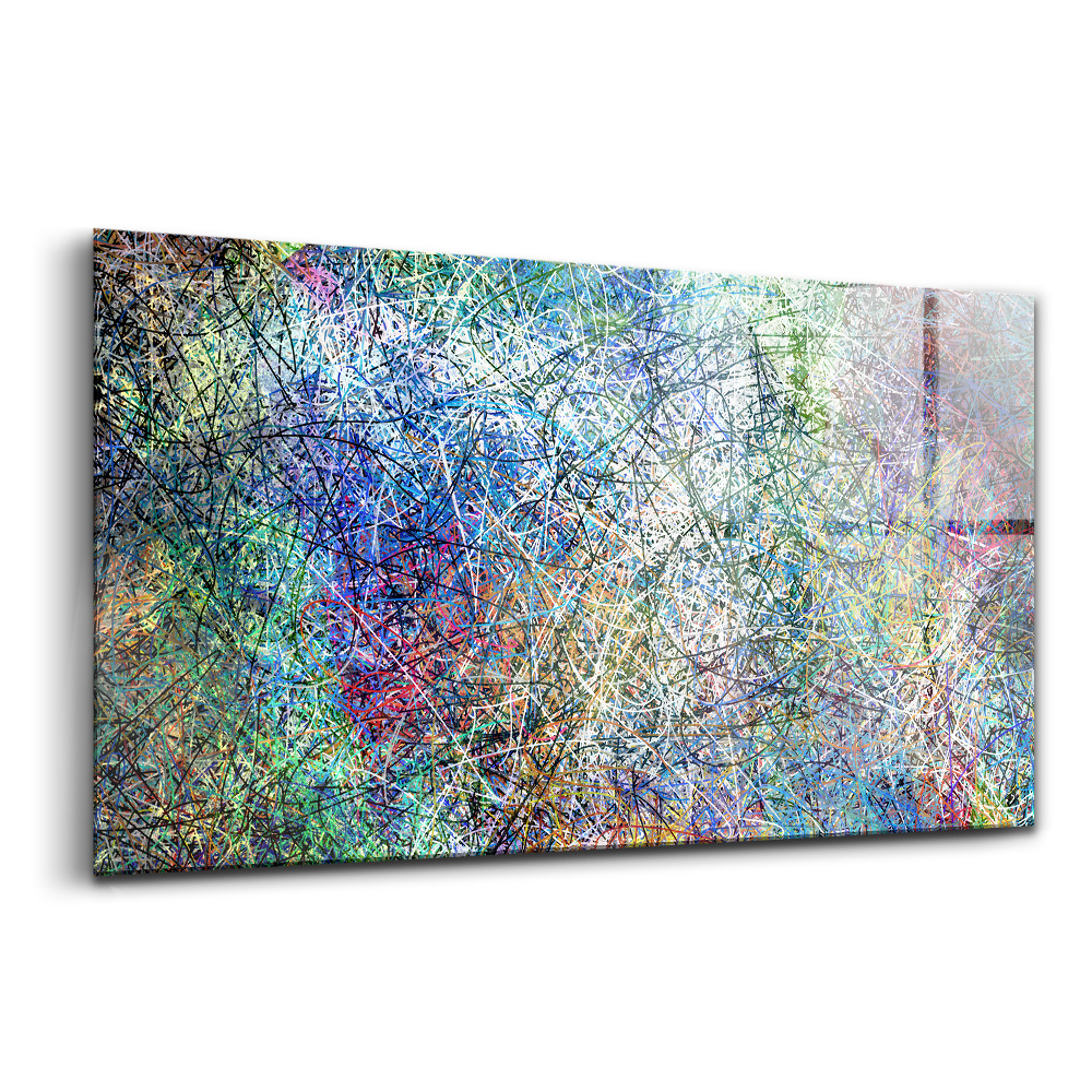 Tablou sticlă Expresie abstractizare emoții