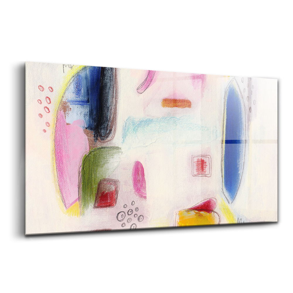 Tablou pe sticlă Desen abstract