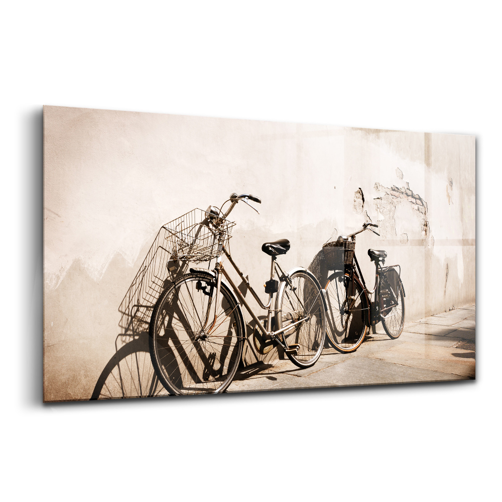 Tablou pe sticlă Bicicletă italiană