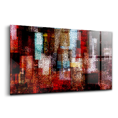 Tablou de sticlă Abstracție geometrică