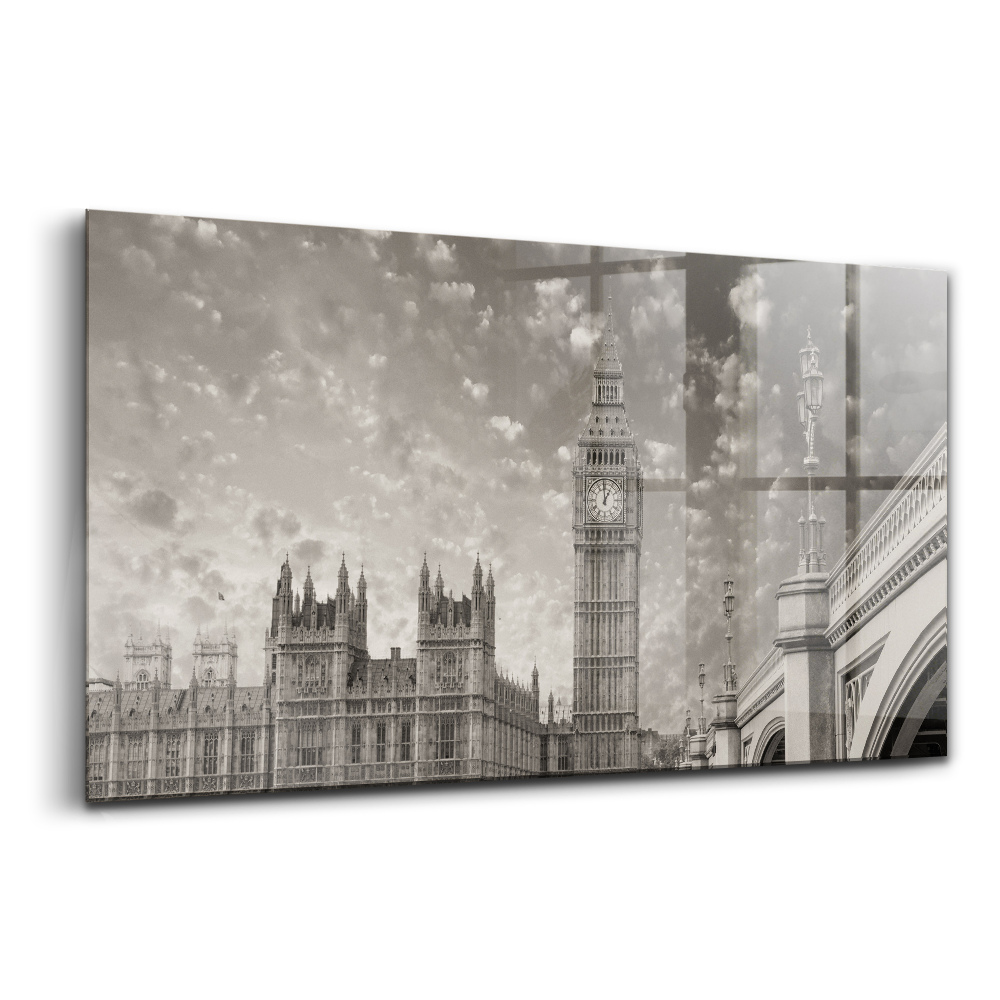 Tablou pe sticlă Londra Anglia Big Ben