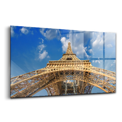 Tablou de sticlă Turnul Eiffel din Franța